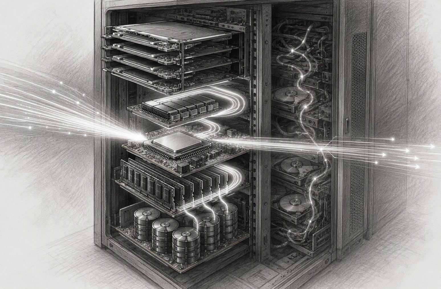 Server components driving speed comparison