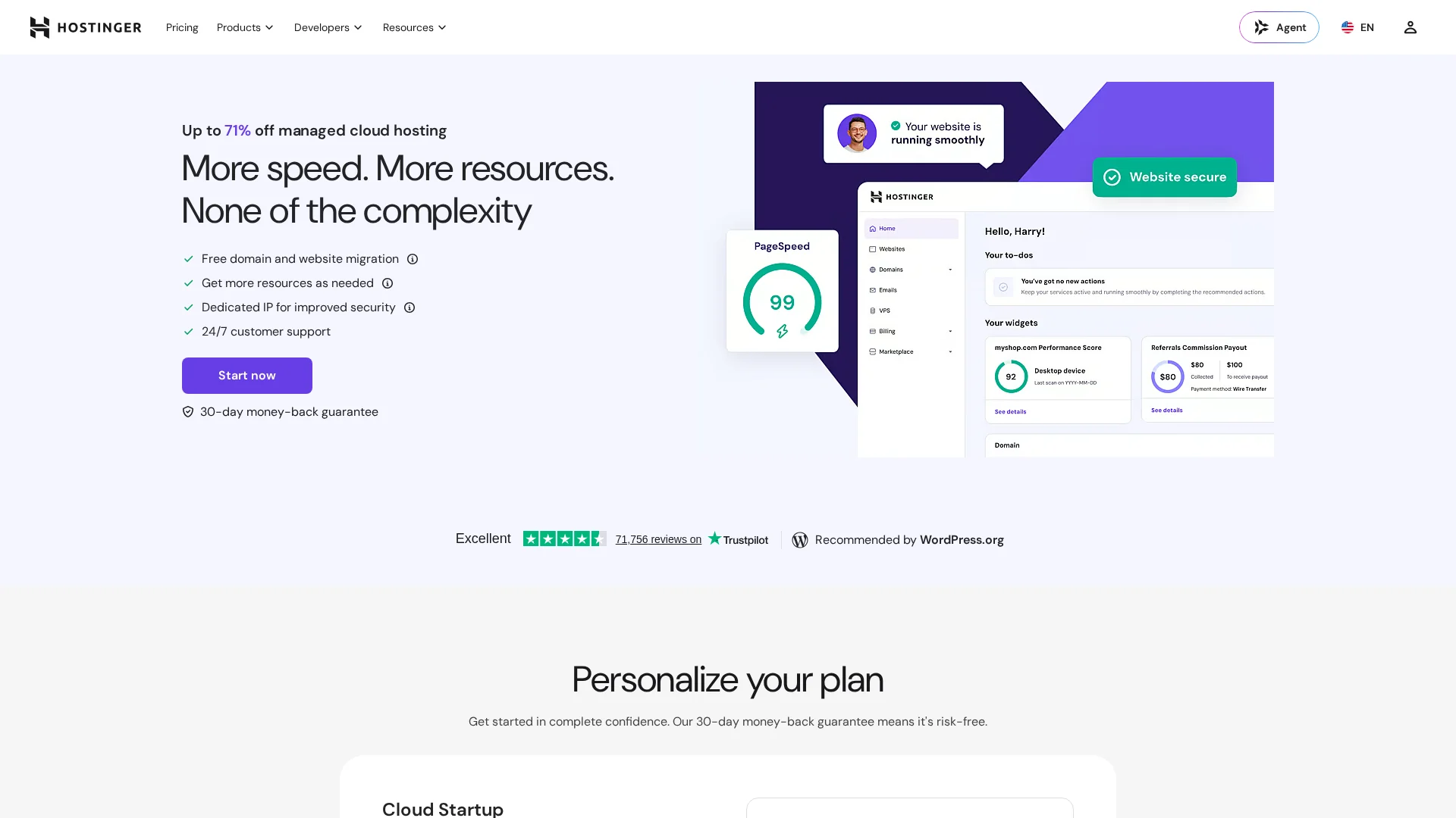 Hostinger Cloud Hosting