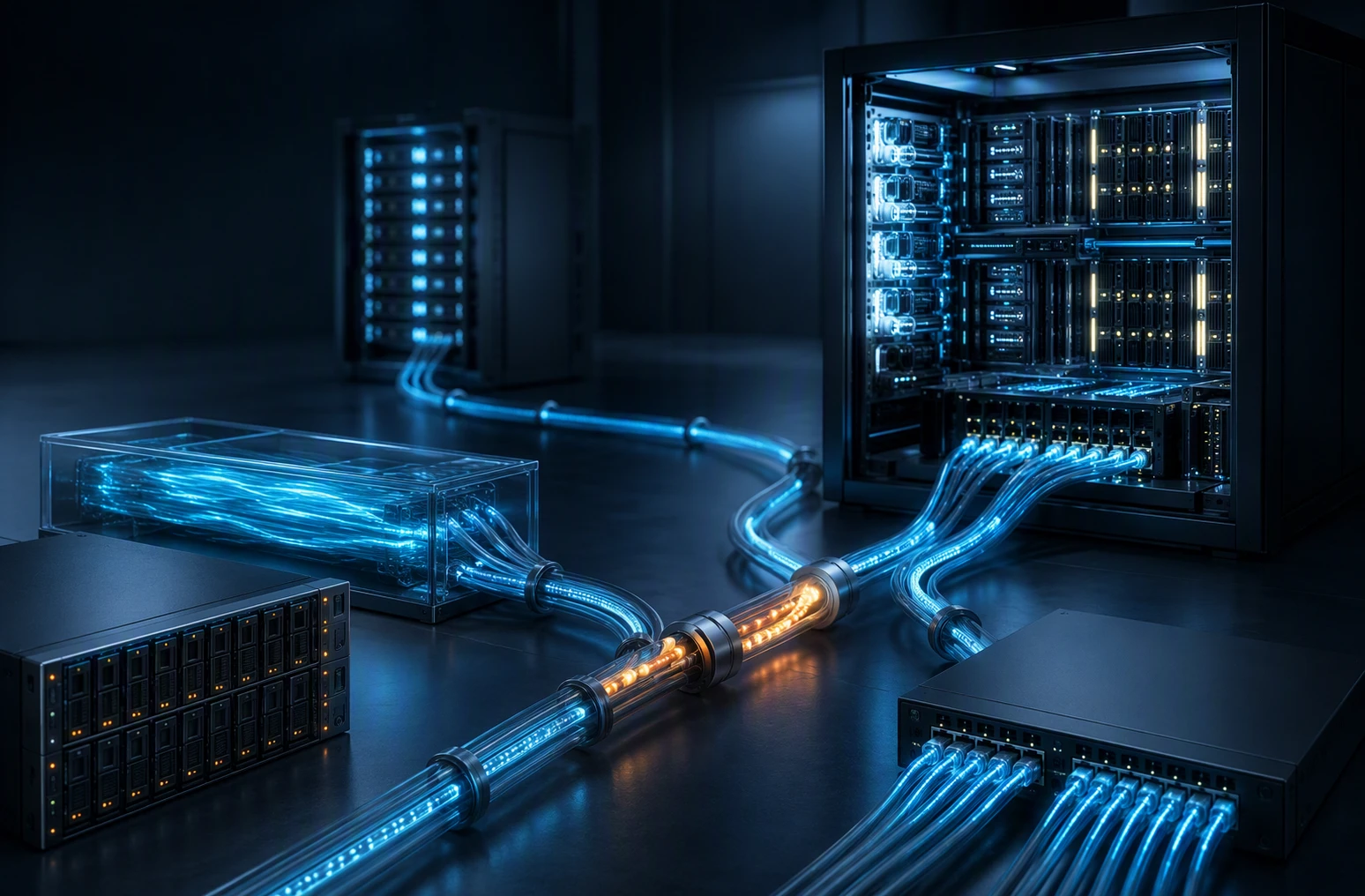 Server dashboard highlights database latency and network delays