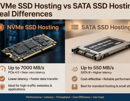 NVMe SSD Hosting vs SATA SSD Hosting: Real Differences