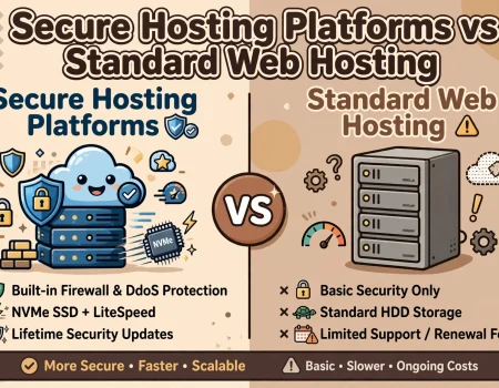 Secure Hosting Platforms vs Standard Web Hosting