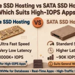 NVMe SSD Hosting vs SATA SSD Hosting: Which Suits High-IOPS Apps?